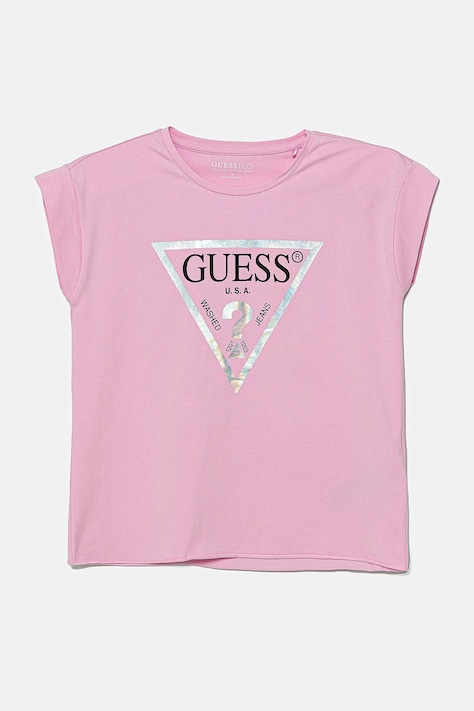 Детска тениска Guess в розово J81I15 J1311