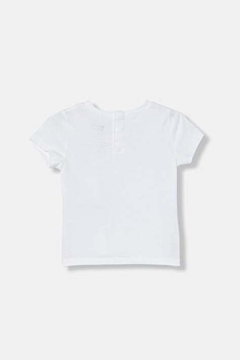 Levi's t-shirt niemowlęcy BATWING CHEST HIT TEE kolor biały 1EK826