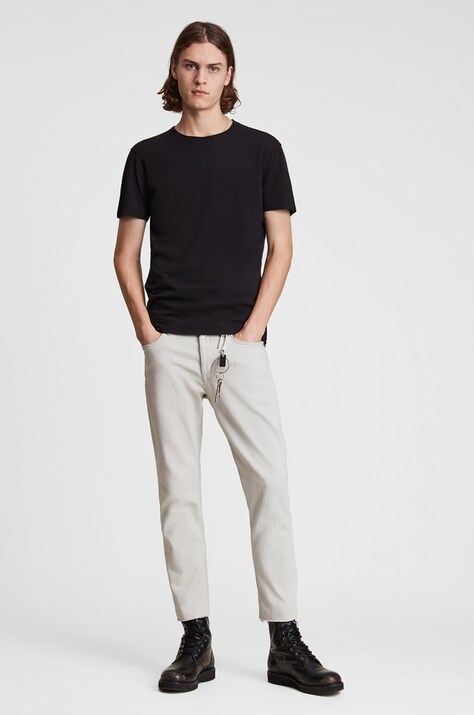 AllSaints - Футболка Figure Crew — AA00-TSM04Y, чорний — фото 3