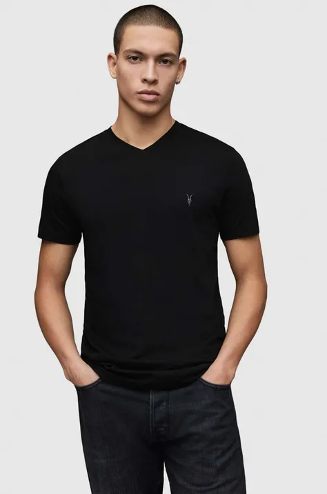 AllSaints – T-shirt TONIC V-NECK MD001M