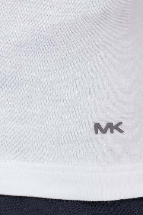 Бавовняна футболка MICHAEL Michael Kors — AA00-TSM0EI, білий — фото 5