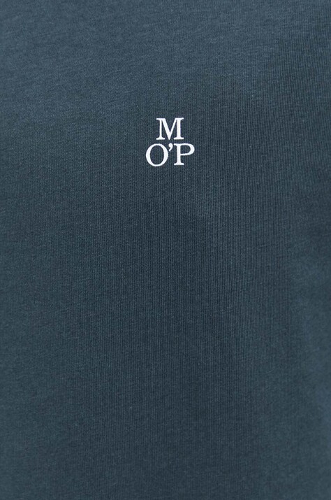 Marc O'Polo футболка basic чоловіча бавовняна — AA00-TSM0H9, зелений — фото 5