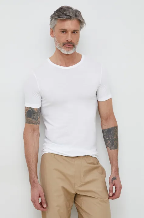 BOSS t-shirt 2-pack męski kolor biały gładki 50475276