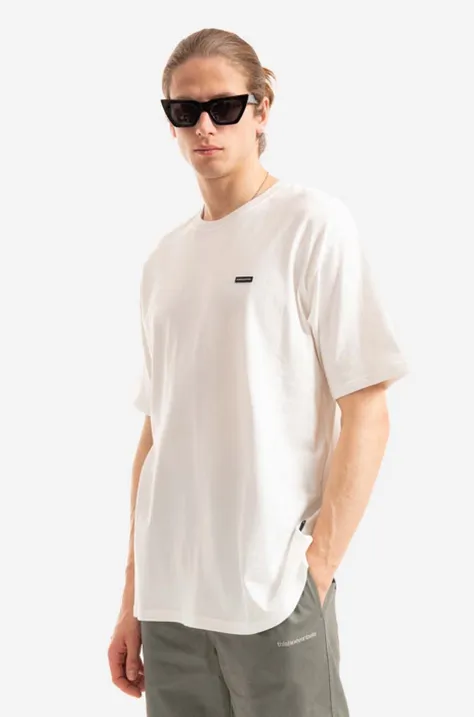 Bavlnené tričko thisisneverthat T.N.T Classic Tee TN220TTSST02-WHITE, biela farba, jednofarebné