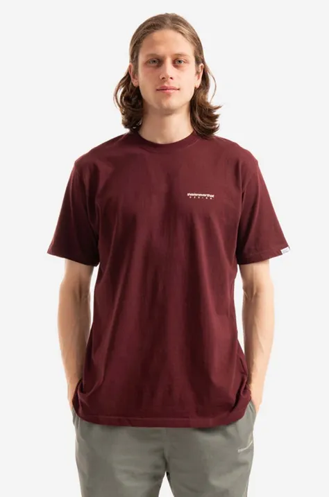 Хлопковая футболка thisisneverthat DSN-Logo Tee цвет красный с принтом TN221TTSST01-WHITE