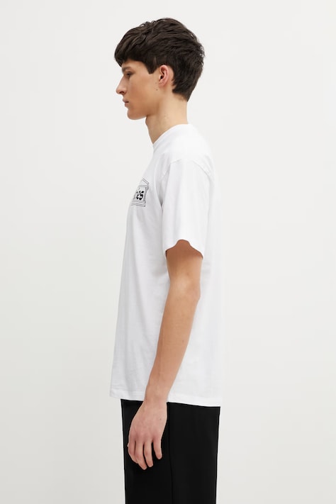 Aries longsleeve bawełniany Temple LS Tee kolor biały z nadrukiem