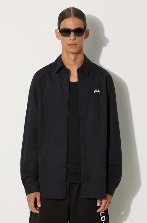 A-COLD-WALL* cotton shirt Bracket Logo T-shirt black color
