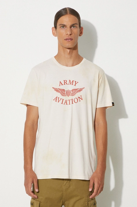 Alpha Industries t-shirt in cotone Vintage Aviation