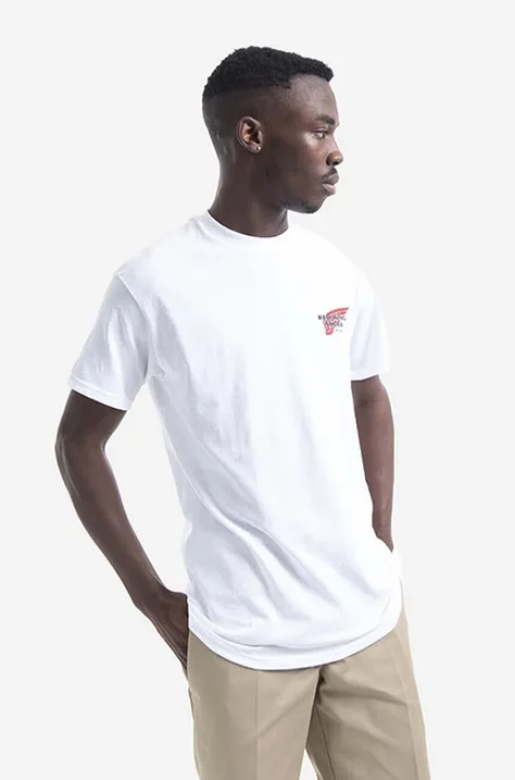 Majica kratkih rukava Red Wing za muškarce, boja: bijela, s uzorkom, 95080-White