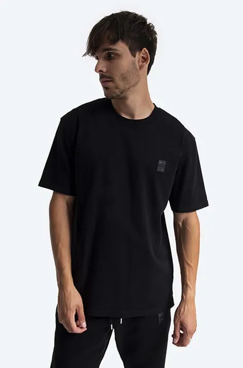 Filling Pieces t-shirt bawełniany Lux Tee kolor czarny gładki 88113731861-BLACK