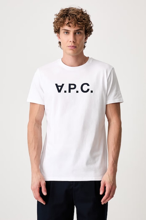A.P.C. T-shirt ανδρικό βαμβακερό λευκό