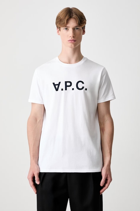 A.P.C. t-shirt in cotone da uomo bianca