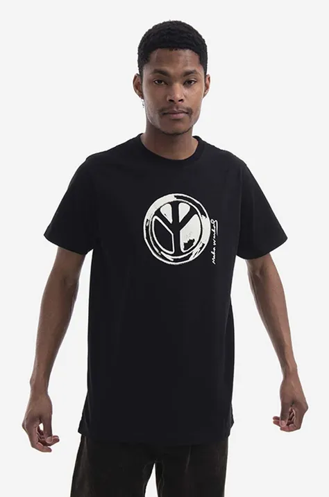 Maharishi tricou din bumbac Warhol Peace T-Shirt culoarea negru, cu imprimeu 9491.BLACK-BLACK