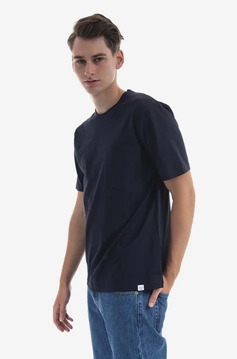 Norse Projects tricou din bumbac Johannes Standard Pocket SS