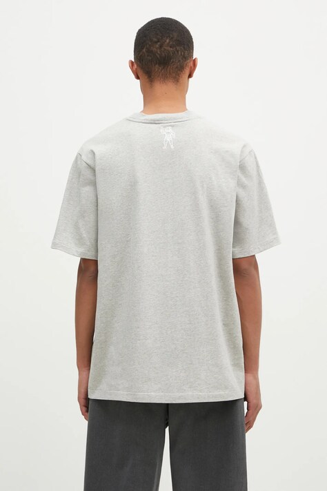 Billionaire Boys Club t-shirt bawełniany Small Arch Logo kolor szary z nadrukiem