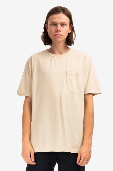 Norse Projects cotton t-shirt beige color