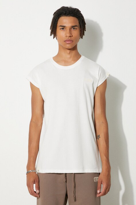 Alpha Industries cotton t-shirt white color