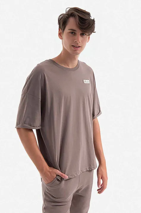 Alpha Industries cotton t-shirt gray color