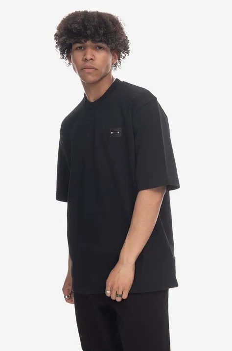 Neil Barett t-shirt bawełniany kolor czarny gładki PBJS183.U514C-3579