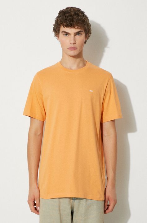 Wood Wood cotton t-shirt orange color