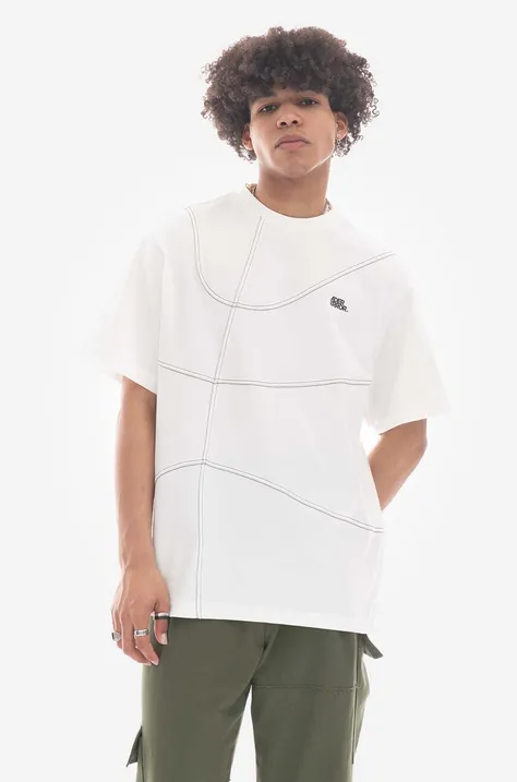 Ader Error t-shirt bawełniany kolor biały z aplikacją BMADSSTS0106WH-WH