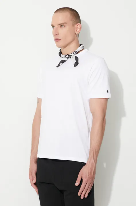 Βαμβακερό μπλουζάκι Carhartt WIP χρώμα άσπρο I026264