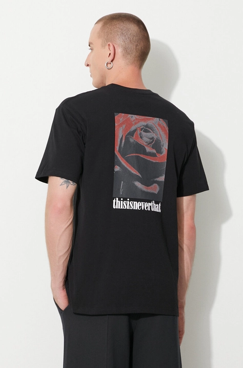 thisisneverthat cotton t-shirt black color