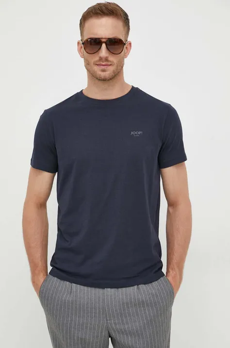 Βαμβακερό μπλουζάκι Joop! χρώμα: ναυτικό μπλε