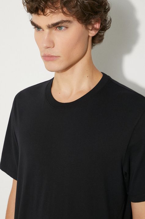 Samsoe Samsoe cotton t-shirt black color