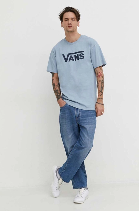 Vans tricou din bumbac barbati, cu imprimeu