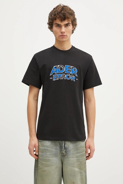 Ader Error t-shirt men’s black color with an application BN25FYTS0101BK