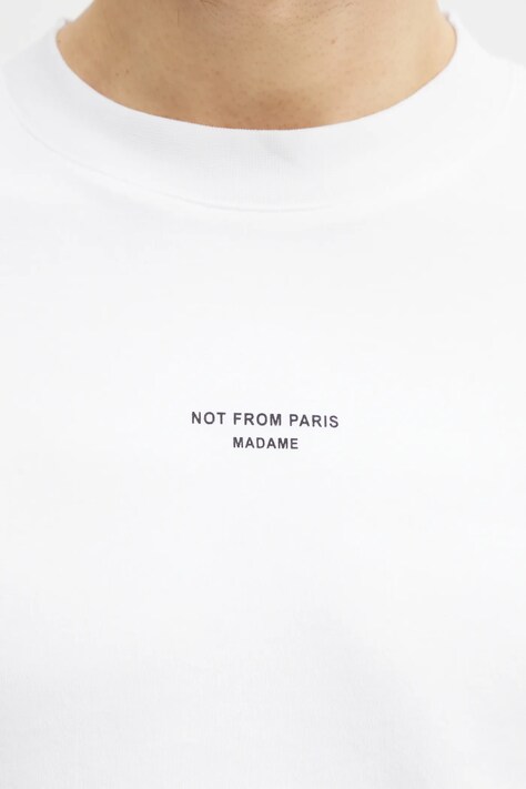 Бавовняна футболка Drôle de Monsieur Le T-Shirt Slogan Classique — фото 4