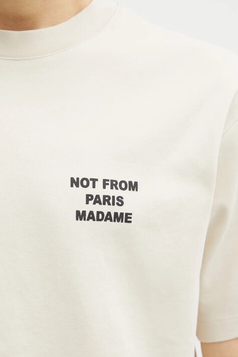 Бавовняна футболка Drôle de Monsieur Le T-Shirt Slogan — фото 4