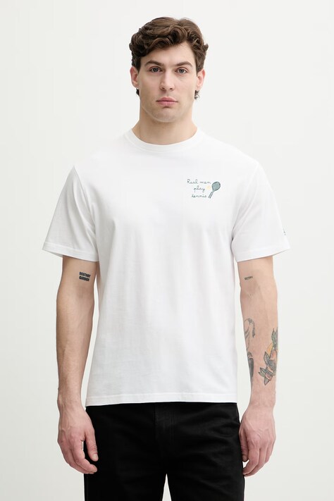 MC2 Saint Barth T-shirt męski bawełniany biały POT0001