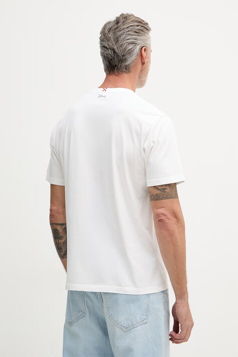 MC2 Saint Barth T-shirt męski bawełniany biały POT0001