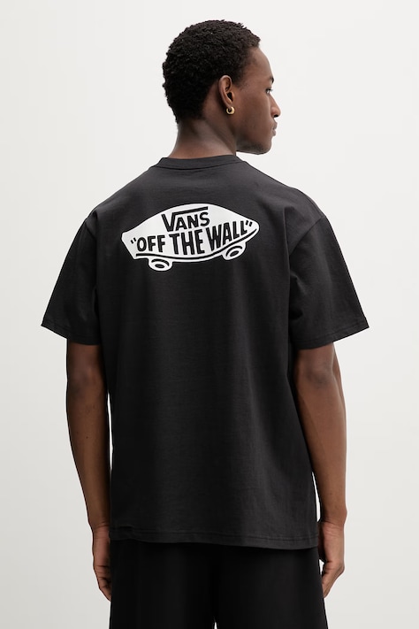 Vans t-shirt męski bawełniany czarny VN000SYDY281