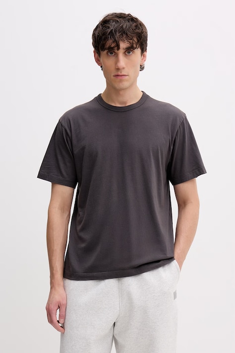 Vans t-shirt basic męski bawełniany Premium LX Shrunken szary VN000TPBEMV1
