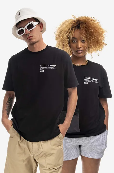 SneakerStudio t-shirt x Czeluść kolor czarny z nadrukiem SSxCZ.SS22.TSH001-CZARNY