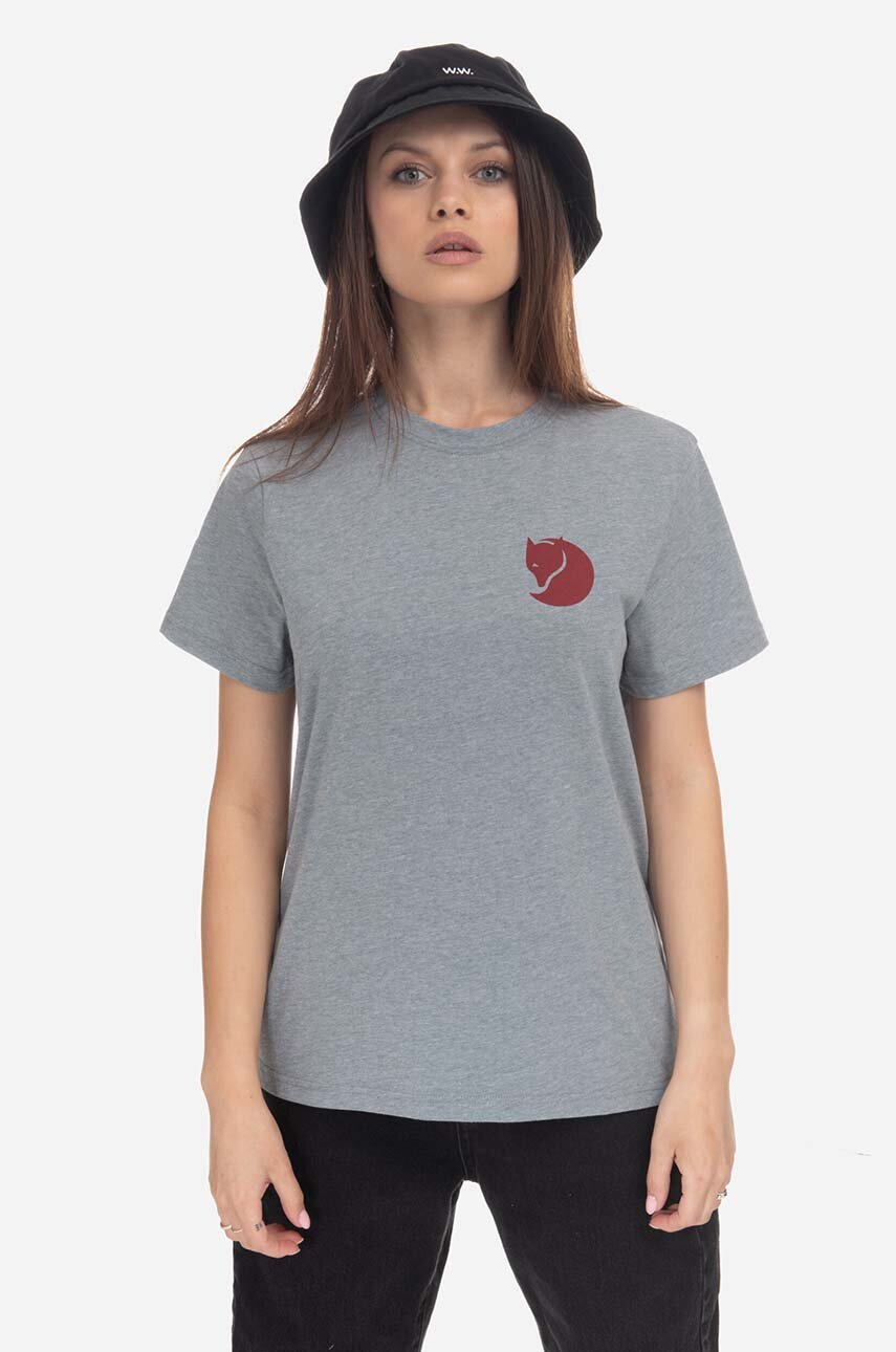 Fjallraven t-shirt gray color