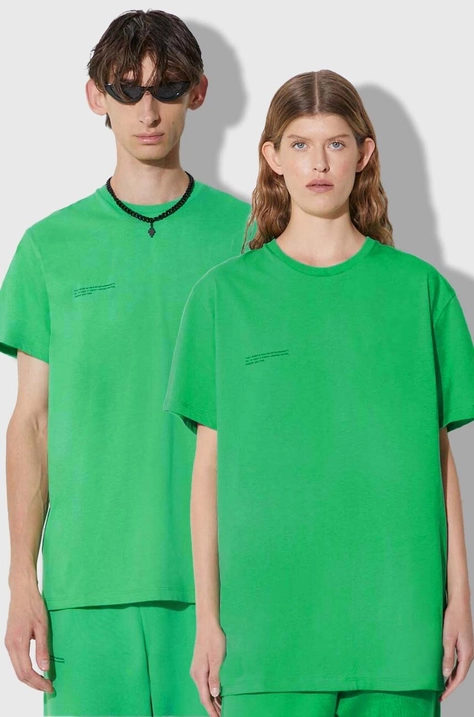 Pangaia cotton t-shirt green color