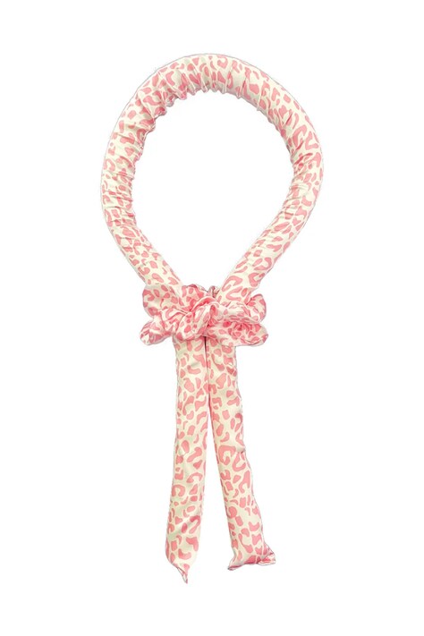 Повязка для завивки локонов The Vintage Cosmetics Company Heatless Satin Foam Curler цвет розовый