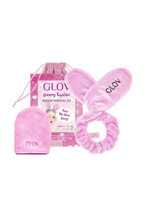 GLOV zestaw do pielęgnacji twarzy Bunny Together Set kolor różowy