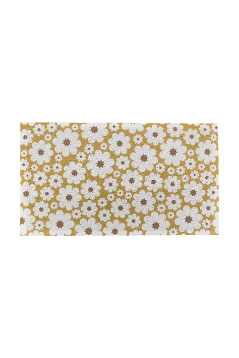 Artsy Doormats wycieraczka Gren Cream Flowers 70 x 40 cm kolor multicolor DMW-GREENCREAMFLOWERS-7040
