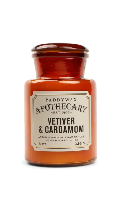 Paddywax Ароматическая соевая свеча Vetiver and Cardamom 516 g