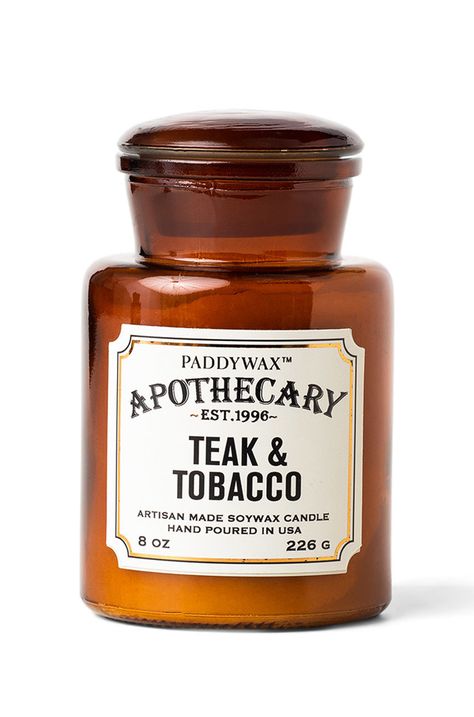 Paddywax Vonná sójová svíčka Teak and Tobacco 516 g