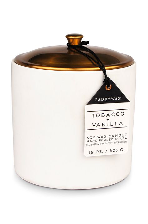 Paddywax Vonná sójová svíčka Tobacco & Vanilla 425 g