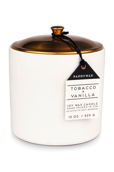 Paddywax Vonná sójová sviečka Tobacco & Vanilla 425 g
