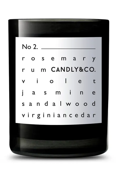 Candly Voňavá sójová sviečka No2. Rosemary & Rum
