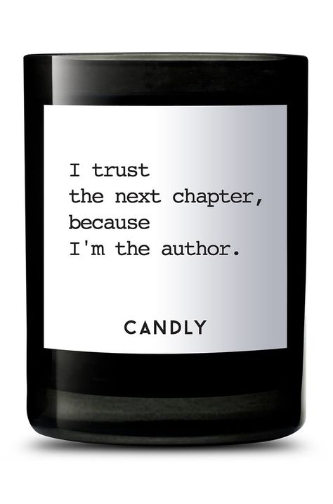 Candly Ароматична соєва свічка I trust the next chapter.