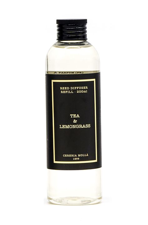 Cereria Molla zapas do dyfuzora zapachowego Tea & Lemongrass 200 ml